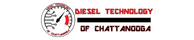 Logo with a circular black and white gauge design accompanied by red text reading 'DIESEL TECHNOLOGY' and 'UP TO 7500 RPM'.